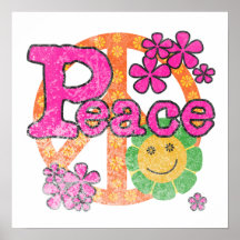 T-shirts vintage et cadeaux de paix posters
