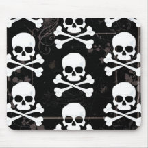 T�tes de mort en vrac (2) - tapis de souris