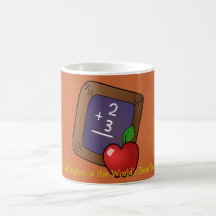 Tableau avec la pomme mug à café
