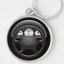 Tableau de bord de voiture et volant Keychain Porte-clés