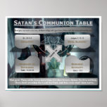 Tableau de communion de Satan Affiche