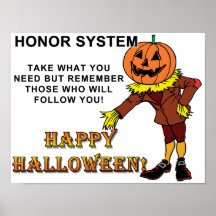 Tableau de honneur heureux de Halloween Posters