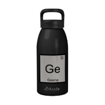 Tableau périodique d'élément nommé de chimie de Ge Bouteille D'eau