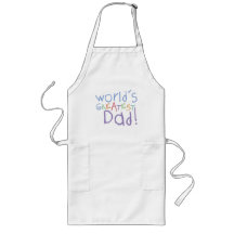 Tablier de BBQ du plus grand papa d'enfants long