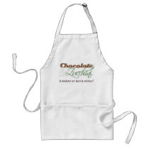 Tablier de chocolat et de courgette tabliers