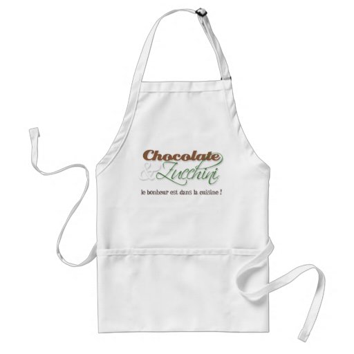 Tablier de chocolat et de courgette