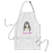 Tablier de diva de cuisine !