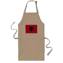 Tablier de drapeau de l'Albanie