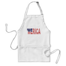 'Tablier de drapeau de MERICA USA