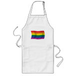 Tablier de drapeau de mouvement de gay pride