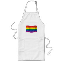 Tablier de drapeau de mouvement de gay pride