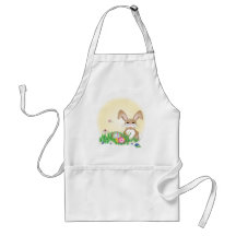 Tablier de lapin de Pâques