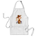 Tablier de mastication mignon de cuisine de vache  tabliers