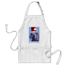 Tablier de Noël de chiot de great dane