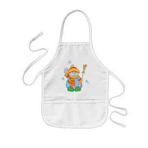 Tablier de Noël de Snowkid pour des enfants