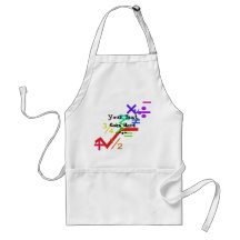 Tablier de symboles mathématiques