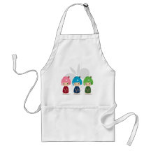 Tablier de triplets de Kokeshi