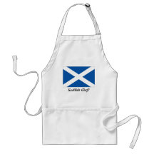 Tablier écossais de chef de drapeau de l'Ecosse Sa
