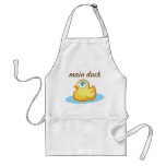 Tablier en caoutchouc de duckie de canard de jaune