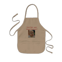 Tablier enfant petit chef mais grand gourmand