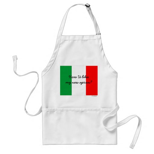 Tablier italien drôle de cuisinier