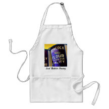 Tablier parti de farine de paon de la cuisson de J