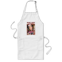 Tablier personnalisé de cuisine de serveuse de wag