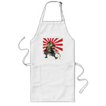 Tablier samouraï de drapeau