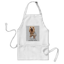 Tablier tellement mignon de Yorkshire Terrier