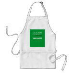 Tablier vert de café de moka
