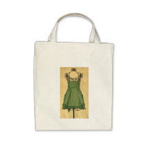 Tablier vintage sac fourre-tout