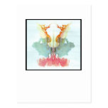 Tache d'encre 9,0 de Rorschach Carte Postale
