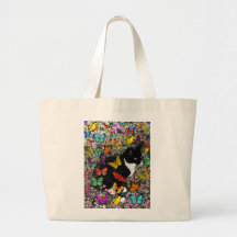 Taches de rousseur dans les papillons - chat de Tu Sac Fourre-tout