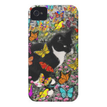Taches de rousseur dans les papillons - smoking Ki Coque iPhone 4