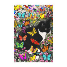 Taches de rousseur dans les papillons - smoking Ki Impression Sur Toile