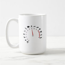 tachymètre animal mug