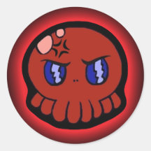 Tako-Chan fou Adhésif
