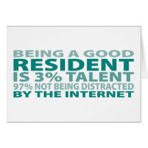 Talent du résident 3% carte de vœux