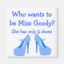 Talons hauts de bleu de chaussures de Mlle Goody d Aimant