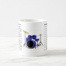 tambour-kit de rudiments tasse