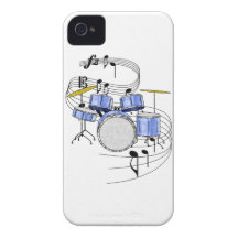 Tambours Coques iPhone 4 Case-Mate