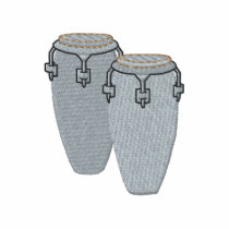Tambours de Conga polos brodés