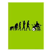 Tambours de Dubstep de batteur et de jazz de musiq Carte Postale