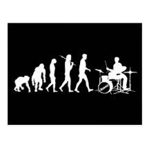 Tambours de Dubstep de batteur et de jazz de musiq Carte Postale