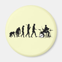 Tambours de Dubstep de batteur et de jazz de musiq Aimant Pour Réfrigérateur
