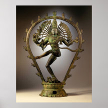Tamoul de Shiva de divinité indoue le transformate Poster