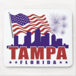 Tampa la Floride Mousepad patriotique Tapis De Souris