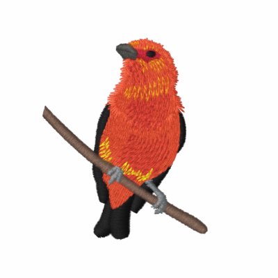 Tanager d'écarlate personnalisable polos brodés Tanager d'écarlate personnalisable polos brodés