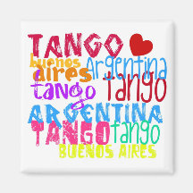 Tango de Buenos Aires Magnets