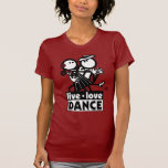 TANGO VIVANT DE DANSE D'AMOUR T-SHIRT